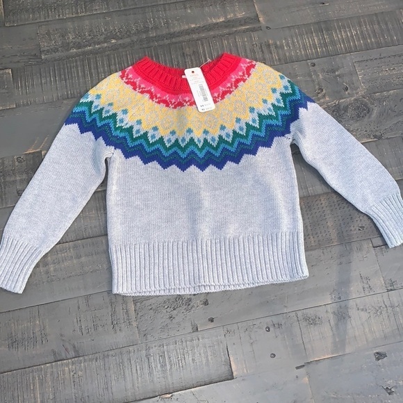 Gymboree 2018 Rainbow Holiday Sweater NWT Size XXS (3) - Picture 1 of 3
